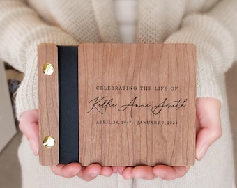 Memorial Service Funeral Guest Sign In Book, Gift for Loss of Loved One