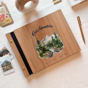 Our Adventure Book Travel Scrapbook Photo Album | Keepsake Gift for Travel Lovers