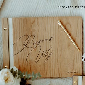 Reasons Why I Love You Book | Sentimental Love Keepsake | Meaningful Anniversary Gift image 11
