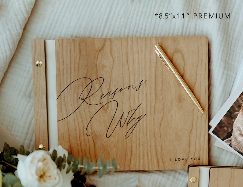 Reasons Why I Love You Book | Sentimental Love Keepsake | Meaningful Anniversary Gift image 11