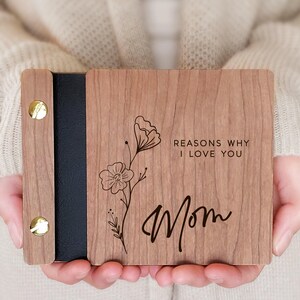 Reasons Why I Love You Mom Scrapbook | Mother&#39;s Day Gift