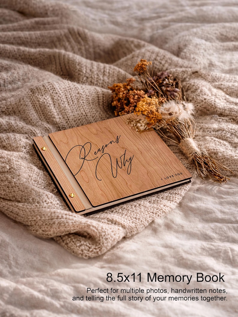 Reasons Why I Love You Book | Sentimental Love Keepsake | Meaningful Anniversary Gift image 5