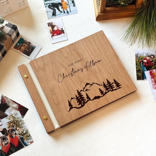 2025 Family Christmas Album Holiday Card or Photo Scrapbook