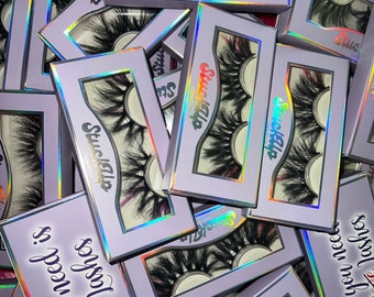 500 Custom Lash Boxes