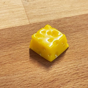 Greasy Cheese keycap Mechanical Keyboard,  gift for him