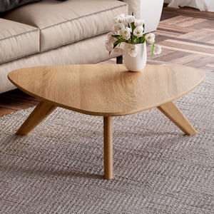 Unique Coffee Table - Unusual shape coffee table - Modern coffee table - Wooden coffee table - Mid-century coffee table