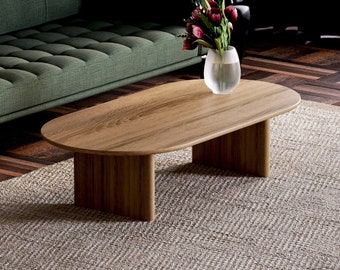 Modern Coffee Table - Original oak coffee table - Scandi coffee table - Aesthetic coffee table - Wooden coffee table - Living room table