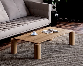 Modern Coffee Table - Unique coffee table - Aesthetic coffee table - Solid wood coffee table - Minimalist coffee table - Scandi coffee table