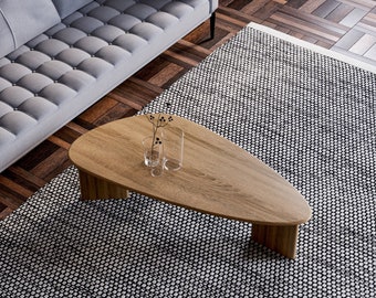 Modern Coffee Table - Wooden coffee table - Unique coffee table - Minimalist coffee table - Scandi coffee table - Solid oak coffee table