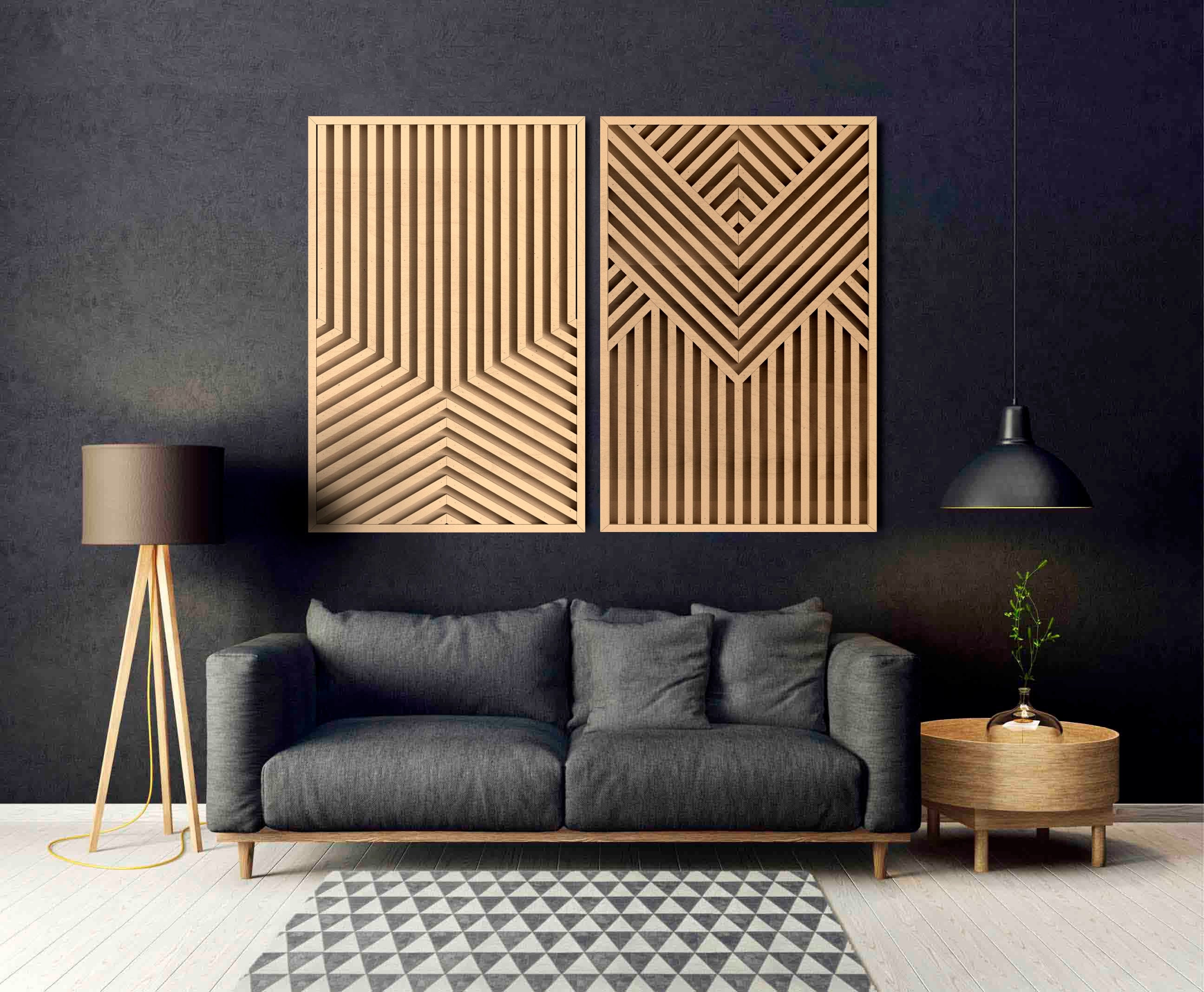 wooden wall design modern | Wood Decoration
