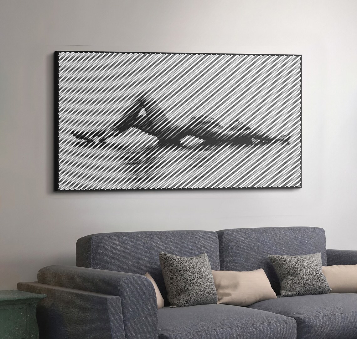 Moderne erotische Wandkunst Holz-Wand-Kunst Nackte | Etsy