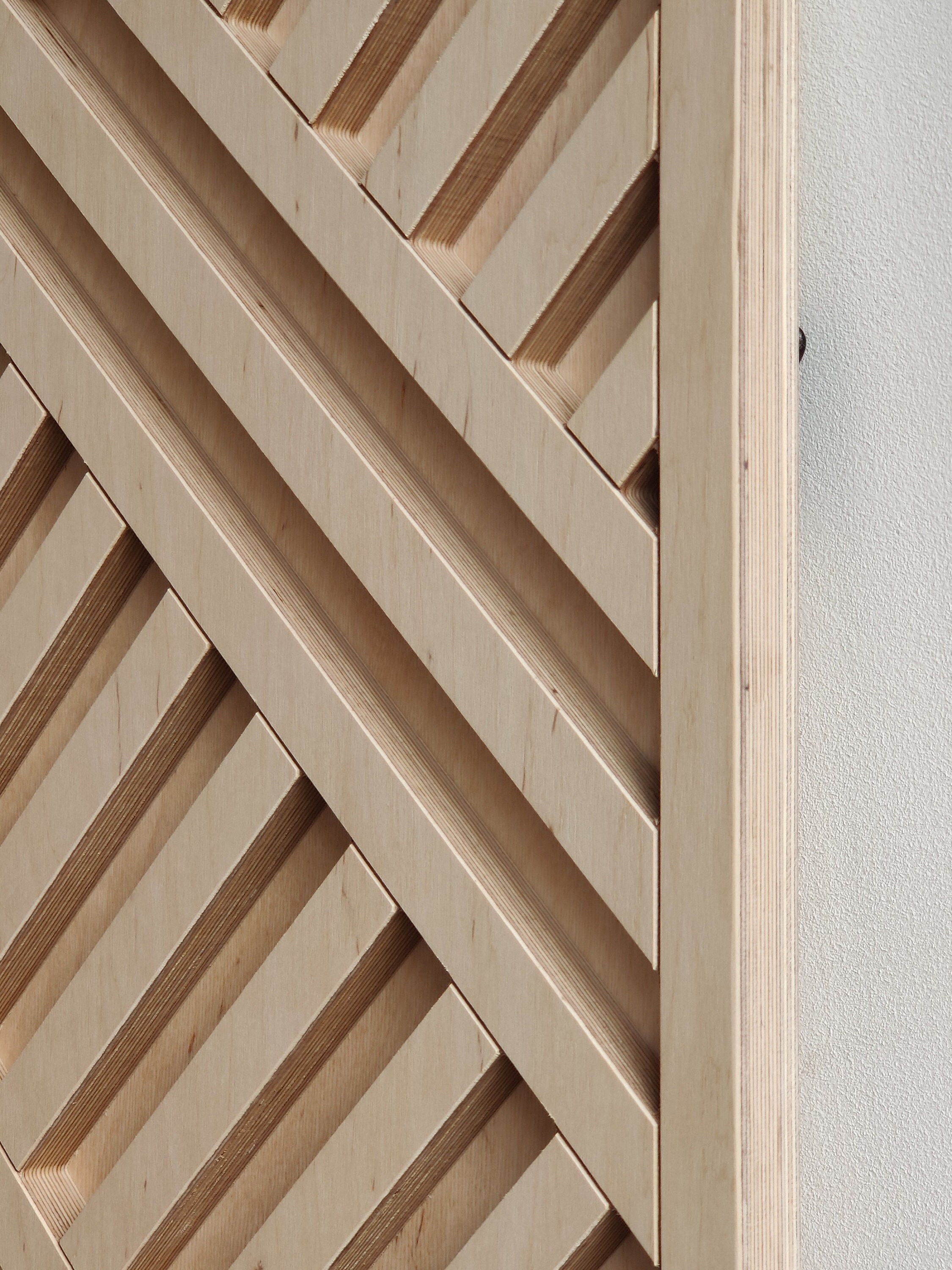 Modern Wood Wall Art Round Wood Wall Art Abstract Wall Art Etsy