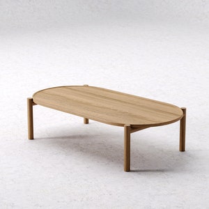 Modern Coffee Table for living room Aesthetic coffee table Original coffee table Wooden coffee table Mid-century coffee table zdjęcie 6