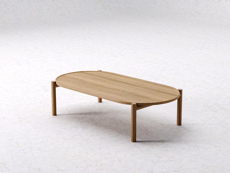 Modern Coffee Table for living room Aesthetic coffee table Original coffee table Wooden coffee table Mid-century coffee table zdjęcie 6