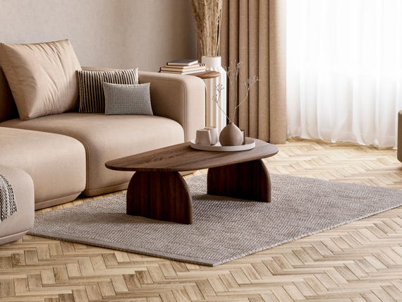 Modern Coffee Table - Scandi oak coffee table - Unique coffee table - Original coffee table - Wooden coffee table - Living room table