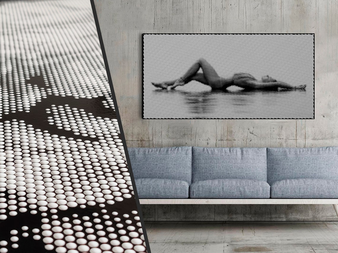 Moderne erotische Wandkunst Holz-Wand-Kunst Nackte | Etsy