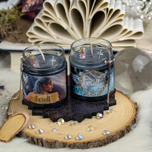 Candle in a glass The Witcher - Geralt