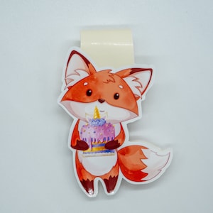 Magnetic bookmark Birthday Fox Fridolin