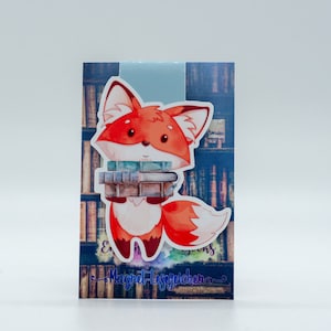 Magnetic bookmark Bookish Fox - Fridolin