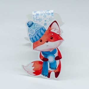 Magnetic bookmark Winter Fox Fridolin