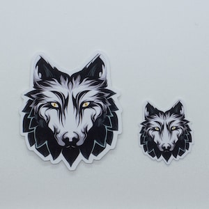 Pegatinas Lobo Blanco