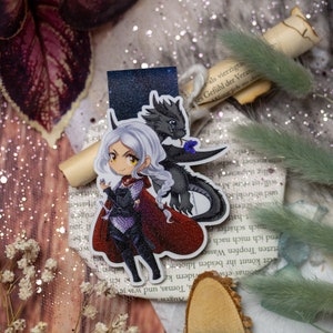 Magnetic Bookmark Throne of Glass - Manon & Abraxos