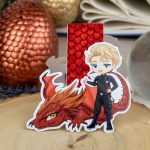 Magnetic bookmark XXL Fourth Wing - Liam & Deigh