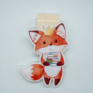 Magnetic bookmark Prince Fox Fridolin