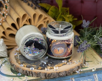 Candle in a glass Fourth Wing - Violet