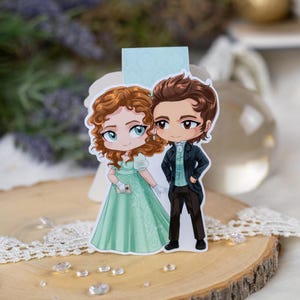 Magnetic bookmark XXL Bridgerton - Colin & Penelope