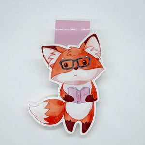 Magnetic bookmark Glasses Fox Fridolin
