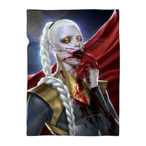 Fleece blanket Throne of Glass - Manon Blackbeak