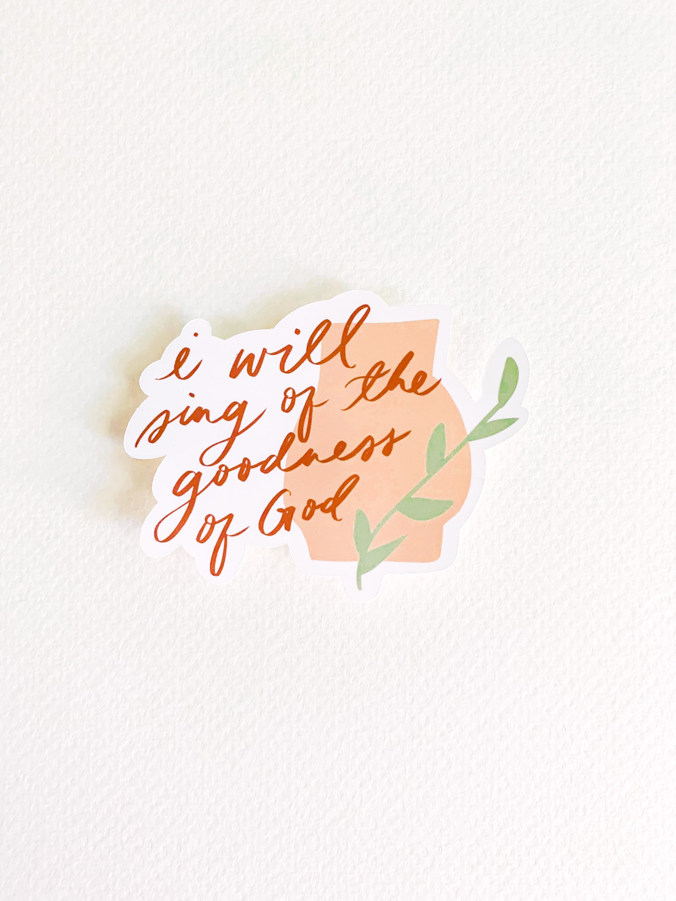 I Will Sing of the Goodness of God Jesus Bible Bethel | Etsy