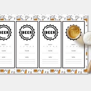 AFDRUKBAAR: Scoreblad voor bierproeven / Placemat