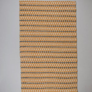 Mustard Fina Design - Hand Made from Recycled Cotton Rug 70x115cm