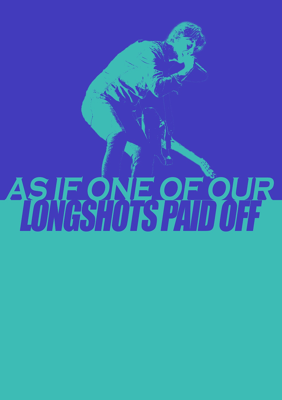 Catfish and the Bottlemen Longshot lyrics Print Poster Wall Etsy