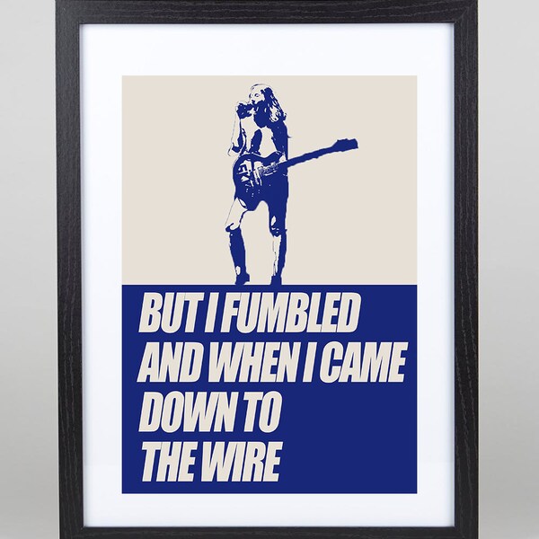 HAIM - The Wire lyrics print poster wall art decor retro indie band music concert gift A3 A4