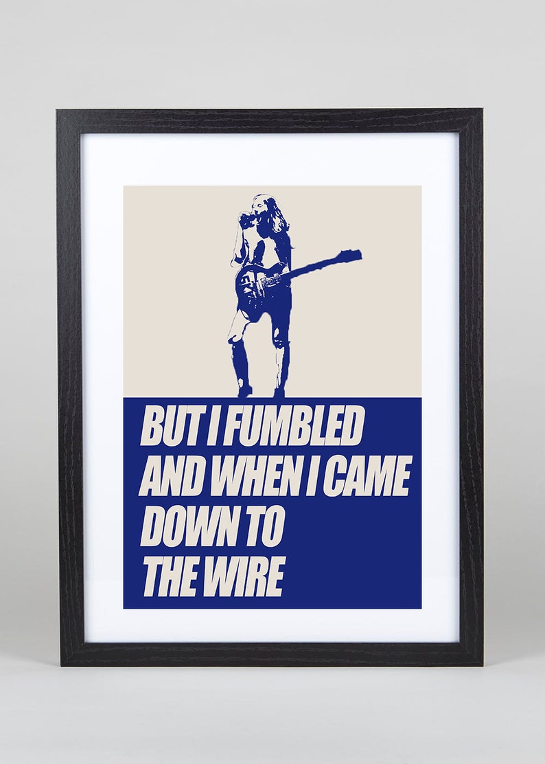 HAIM The Wire lyrics print poster wall art decor retro indie | Etsy