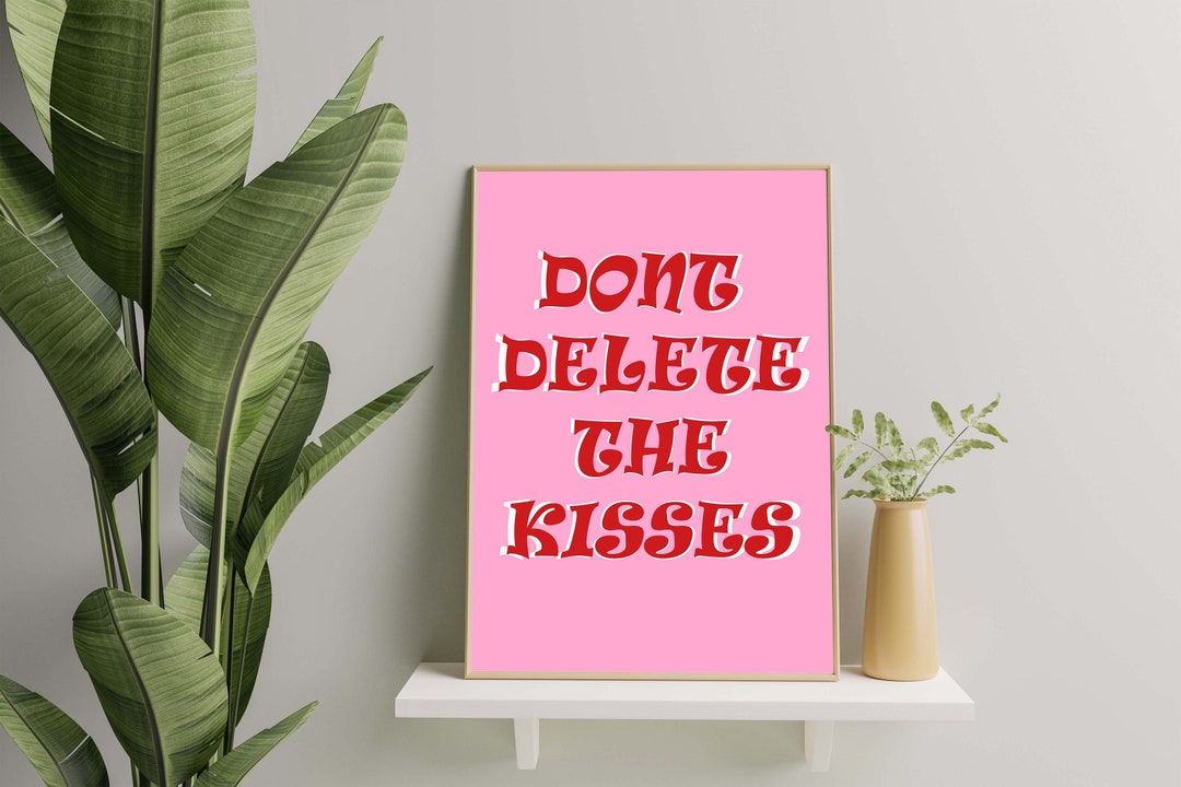 Wolf Alice Don't Delete the Kisses Lyrics Print Poster Wall Art Decor