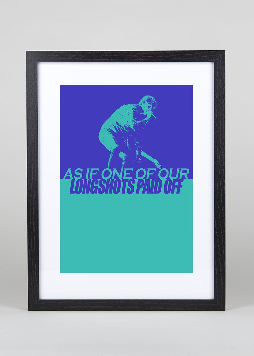 Catfish and the Bottlemen Longshot lyrics Print Poster Wall Art Decor