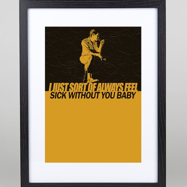 The Last Shadow Puppets - Sweet Dreams TN lyrics print poster wall art decor retro indie band music concert gift A3 A4