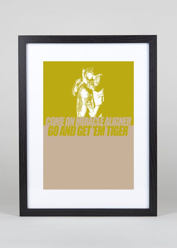 Last Shadow Puppets Miracle Aligner Lyrics Print Poster Wall Etsy