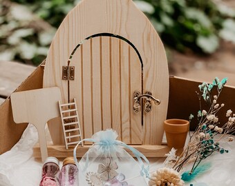 DIY/ Craft kit- Paint your own wooden fairy door