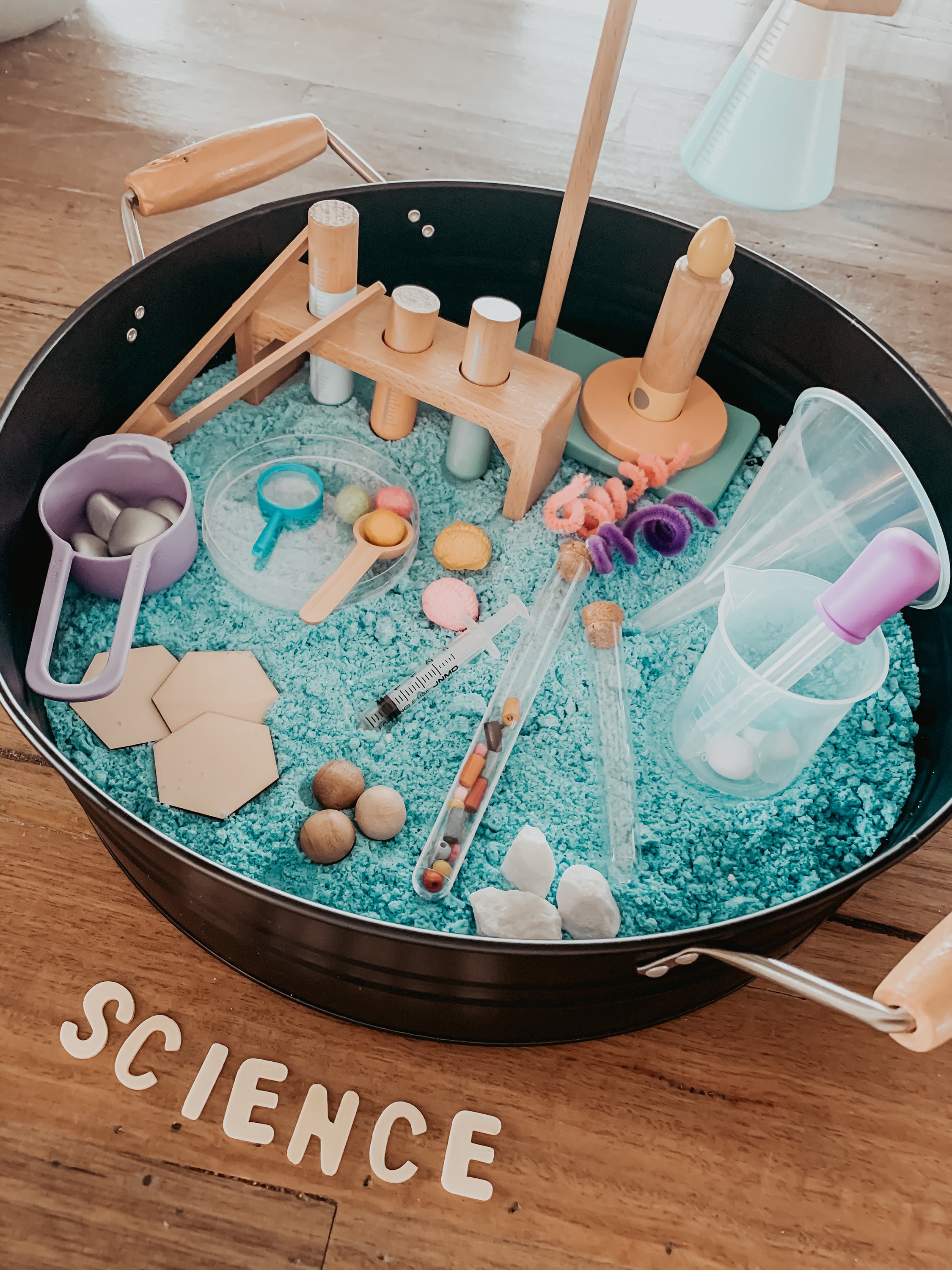 Little Scientist Science Experiment Learning Sensory Bin Kit Etsy