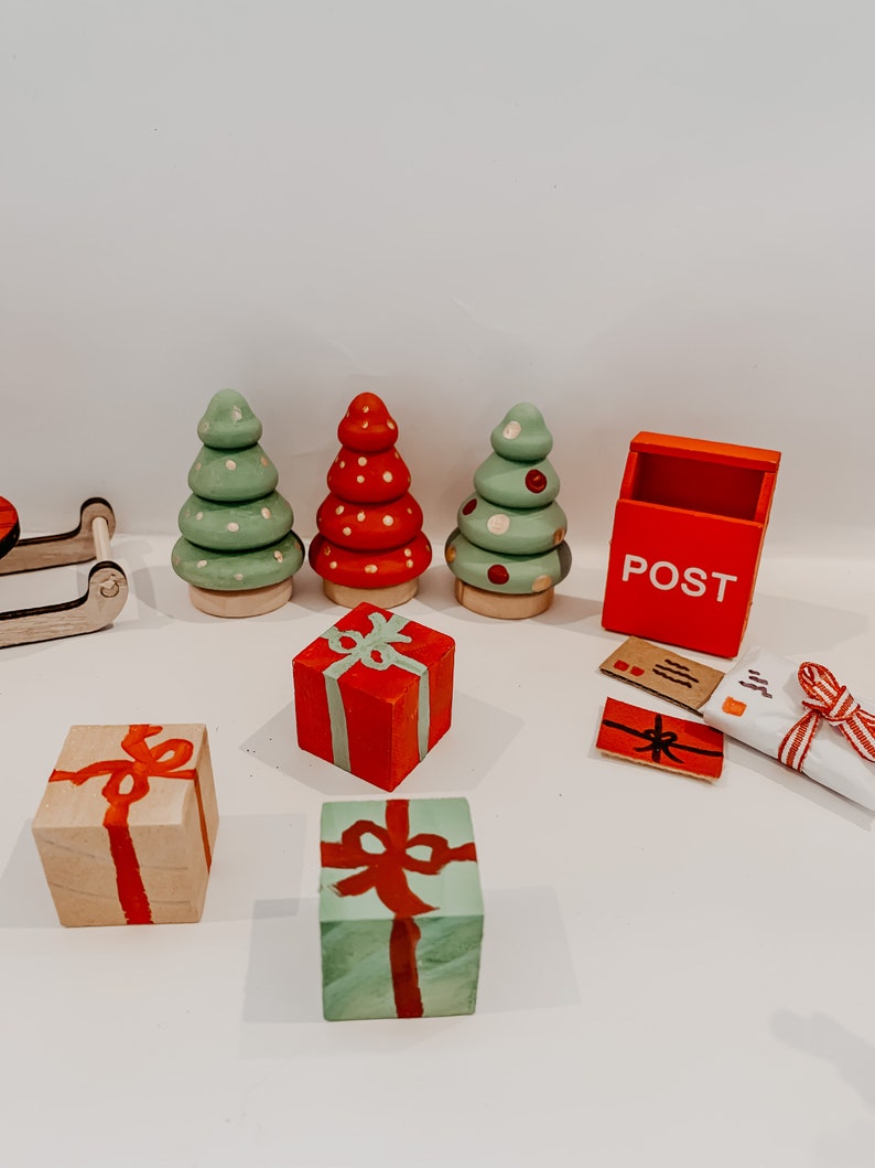 Christmas collection: traditional Christmas peg dolls and wooden toys image 4