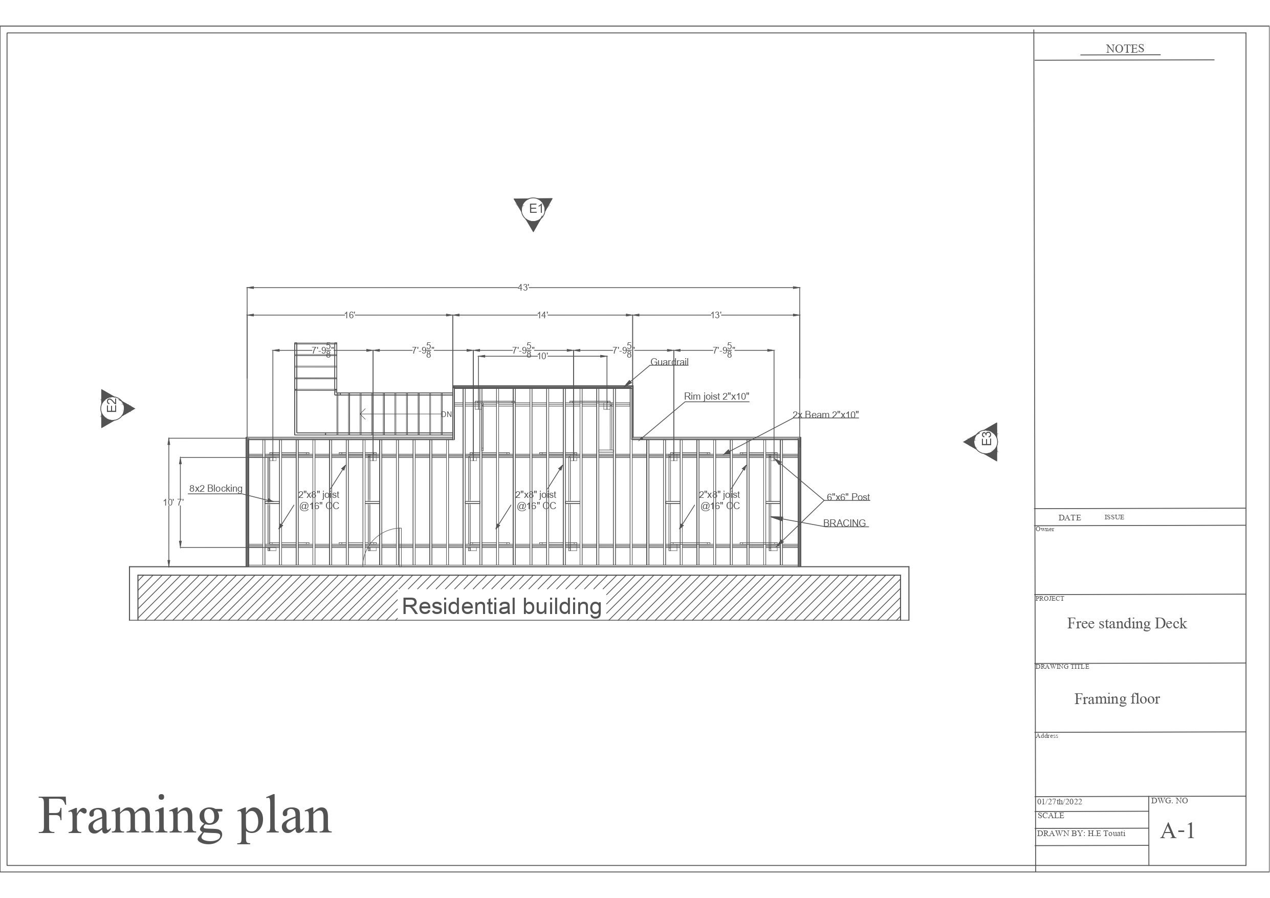 hand drawn deck drawings for permit As A High Ejournal Pictures Library