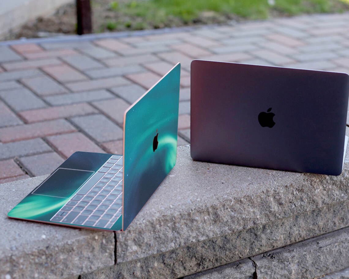 Northern Lights Macbook Skin Starry Sky Macbook New Pro 13 Etsy