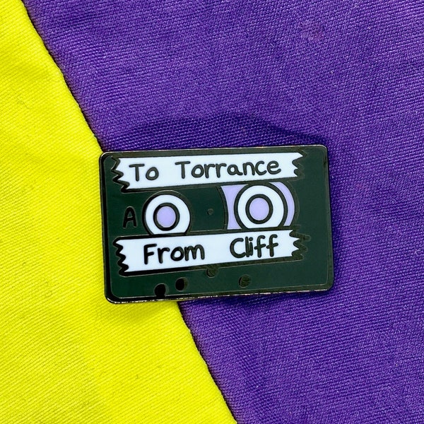 Bring It On Mixtape • Hard Enamel Pin • To Torrance From Cliff • 2000s