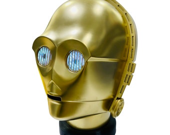 C3PO Head,  starwars classic, with lights and sounds !  UPGRADED VERSION !