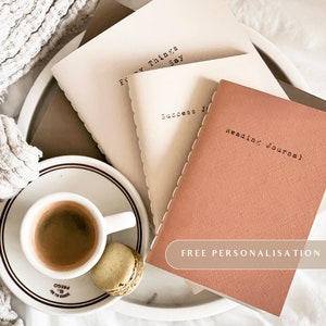 Reading Journal | Simple Book Journal | Personalised Stationery | Book Review Journal | Reading Diary | Book Lover Gift | Read & Review